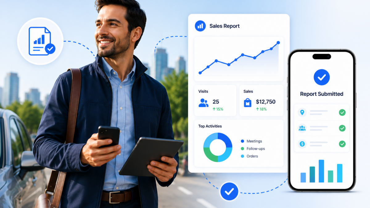 Field sales report software that makes reporting practically effortless